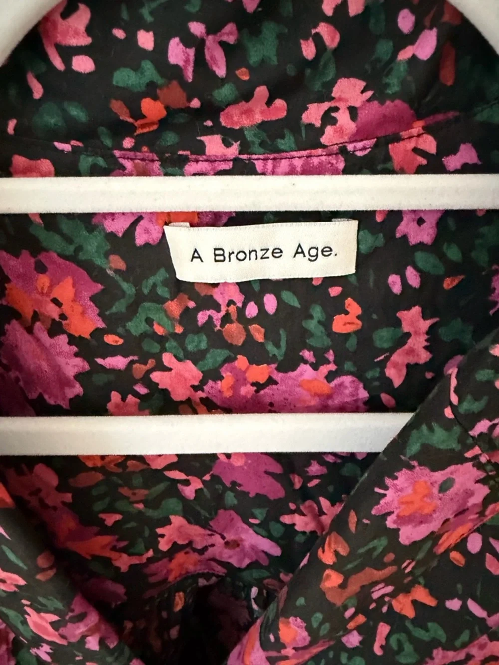 A Bronze Age Romeo Button Down & Party Pants Set in Abstract Floral Size XS - Picture 5 of 11